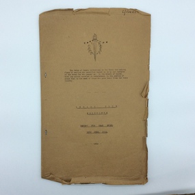 Document, Annual Report 1931-1944, 1931 to 1944