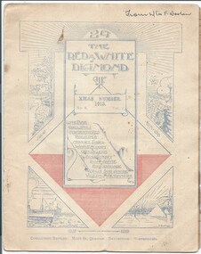 Newspaper - Document, newspaper, The Red and White Diamond, 1918