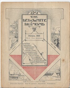 Newspaper - Document, newspaper, The Red and White Diamond, 1919