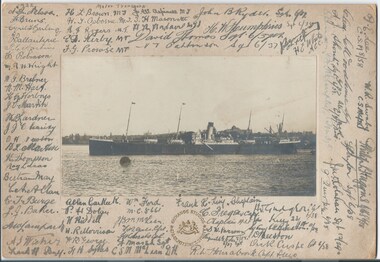Photograph, Troopship 1917, 1917