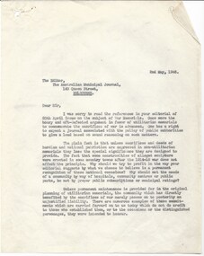 Letter - Document, letter, 1946