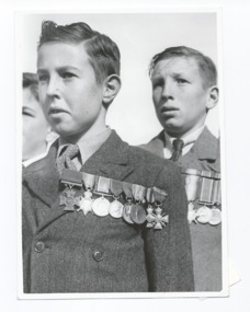 Photograph, Anzac commemoration for students 1945, 1945