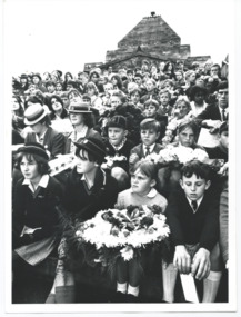 Photograph - Photo, Anzac commemoration for students 1970, 1970