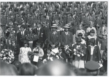 Photograph, Anzac commemoration for students
