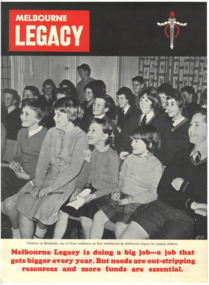 Pamphlet - Document, brochure, Melbourne Legacy, October 1962