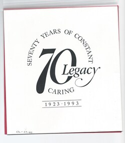 Work on paper, 70 Legacy : Seventy Years of Constant Caring, 1993