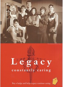 Poster, Legacy Constantly Caring : Buy a Badge and help Legacy continue caring, 1994