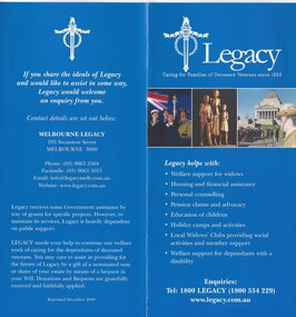 Pamphlet - Document, brochure, Legacy, 2000s