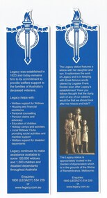 Pamphlet - Bookmark, Legacy