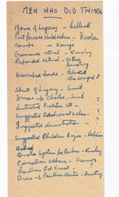 Document, Men who did things / 1946 / 1956, 1956