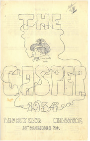 Document - Document, programme, The Gasper 1934