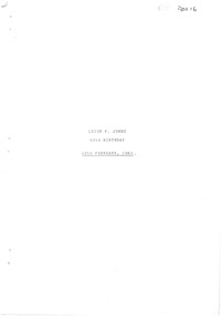Document, Leigh F Johns 60th birthday, 1983