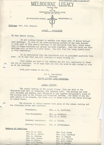 Journal - Document, newsletter, Legacy Newsletter 1961, 1961 and 1962