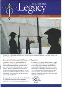 Document - Report, 80th Annual Report from the President 2003, 2003