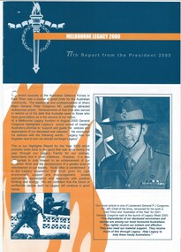Document - Report, 77th Report from the President 2000, 2000