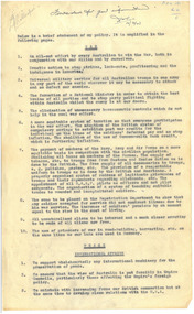 Document, War and Peace