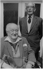 Photograph - Photo, Legatee Donovan Joynt and Captain Mick Moon, 1983