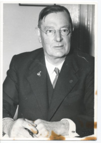 Photograph - Past presidents, Legatee Os Gawler, President 1943, 1955