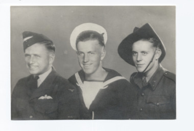 Photograph, Airman, Sailor and Soldier