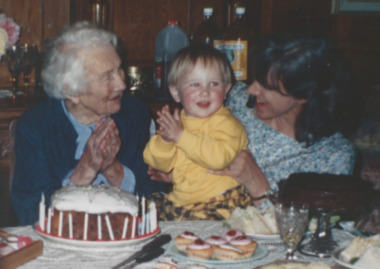 Photograph, Widow 100th Birthday, 1993