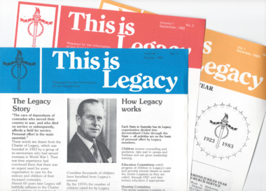 Pamphlet - Document, brochure, This is Legacy, 1981, 1982, 1983, 1984, 1985