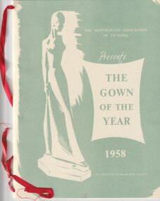 Programme - Document, programme, Gown of the Year 1958, 1954