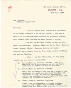 Letter, (H9), 1937