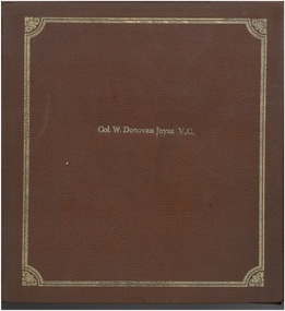 Album - Photo album, Col. W. Donovan Joynt VC