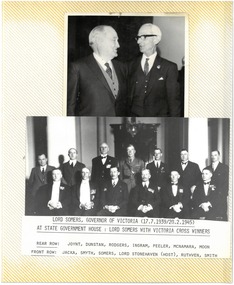 Photograph, Governor of Victoria with Victoria Cross Winners