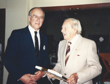 Photograph, 50 years of service, 1989
