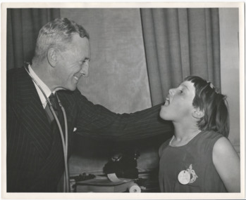 Photograph - Photo, Legatee Doc Sarjeant and a Junior, 1954