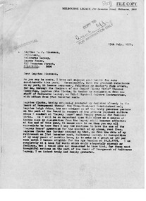 Letter, Enez Domec-Carre, 13/07/1970