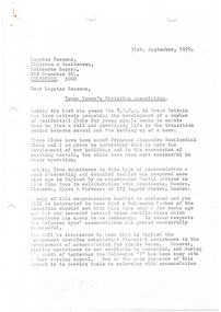 Document - Document, letter, Young Women's Christian Association