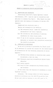 Document - Document, report, Report by Residences Review Sub-Committee, 1972