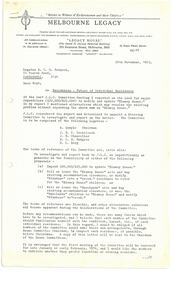 Letter, Re:  Residences - Future of Individual Residences