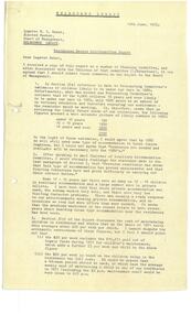 Document, Residences Review Sub-Committee Report, 1972