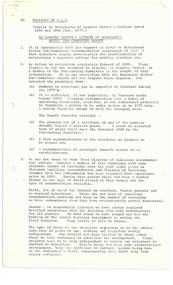 Document - Document, letter, Re Legatee Carter's letters on Residences Review Sub-Committee Report