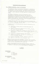 Document - Document, memorandum, Re:  Steering Committee - Future of Residences
