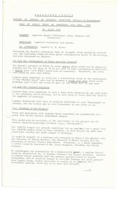 Document - Minutes, Minutes of meeting of Steering Committee (Future of Residences)