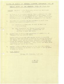 Document - Document, minutes, Minutes of meeting of Steering Committee (Residences), 1975