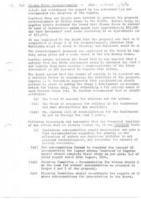 Document - Document, minutes, Blamey House Redevelopment 1974, 1974
