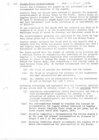 Document - Document, minutes, Blamey House Redevelopment 1974, 1974