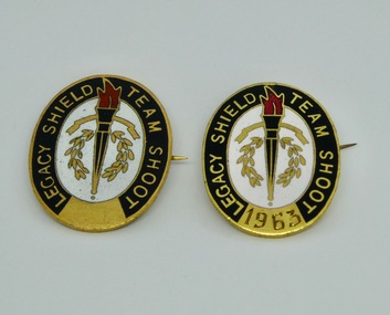 Badge, Legacy Shield Team Shoot Badge