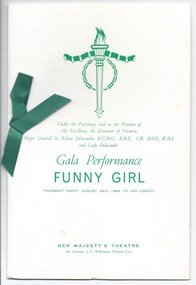Programme - Document, programme, Gala Performance of Funny Girl, 1966
