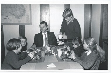Photograph, Dinner at Harelands, 1972