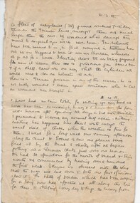 Document, Diary of Priscilla Wardle, a nurse in France 1916, 1916