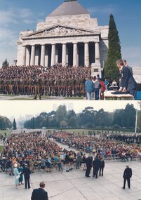 Photograph, Anzac commemoration for students 1988, 1988