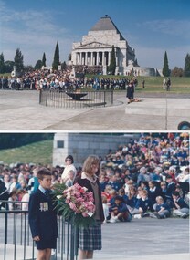 Photograph, Anzac commemoration for students 1988, 1988