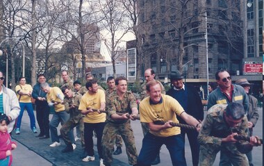 Photograph, Legacy Appeal 1992 - Tug of war