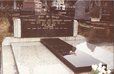 Photograph, Grave of Stanley Savige
